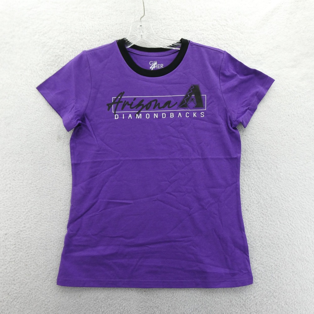 G-III‎ Shirt Womens Medium Arizona Diamondbacks Purple Vintage Deadstock MLB Fan